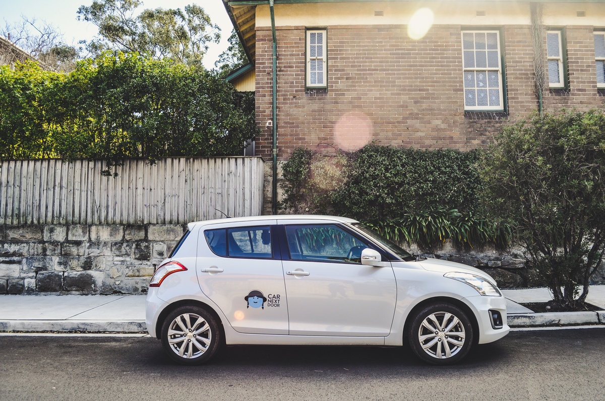 Melissa's Suzuki swift for rent in Sydney
